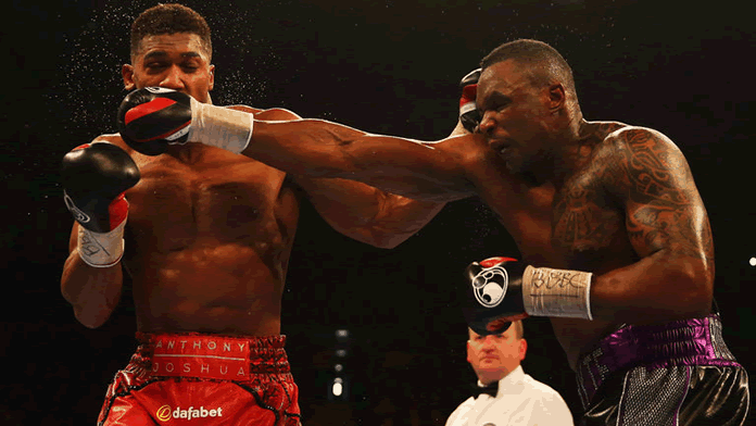 AJ vs Whyte at the O2.
