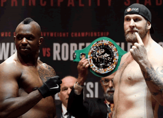 WBC Silver Heavyweight Title for Dillian Whyte Whyte vs Helenius.