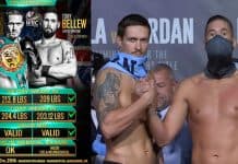 Tony Bellew vs Oleksandr Usyk: Weigh-in, Undercard… Oleksandr Usyk and Tony Bellew at weigh-in.