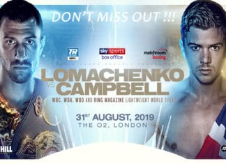 Lomachenko vs Campbell : Buy Tickets | O2 Boxing Fight Night Lomachenko vs Campbell.